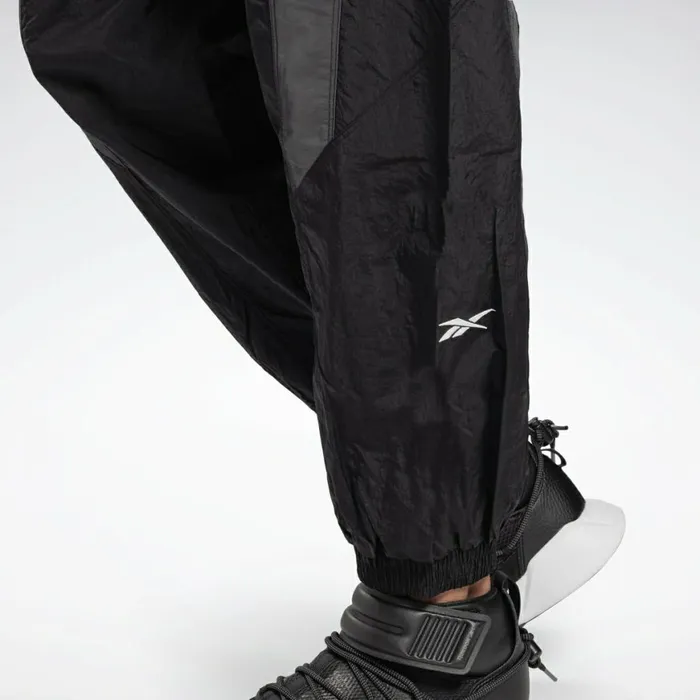 Pants and Sweatpants Womens Reebok Shiny Woven Pants Black