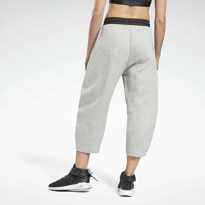 Pants and Sweatpants Womens Reebok Studio Fleece Pants Medium Grey Heather