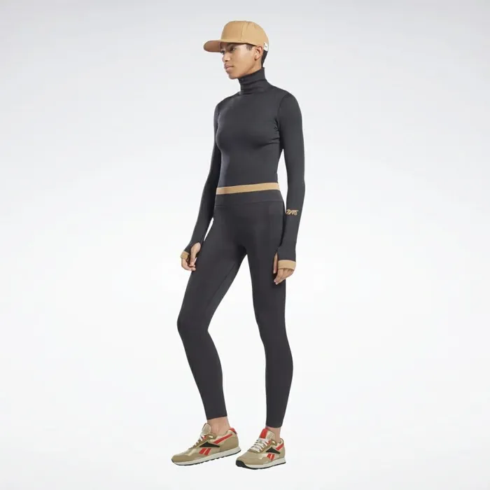 Pants and Sweatpants Womens Reebok VB Seamless Tights Black