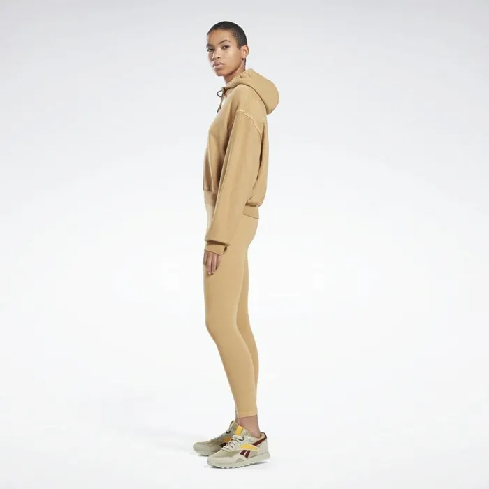 Pants and Sweatpants Womens Reebok VB Travel Tights Soft Camel