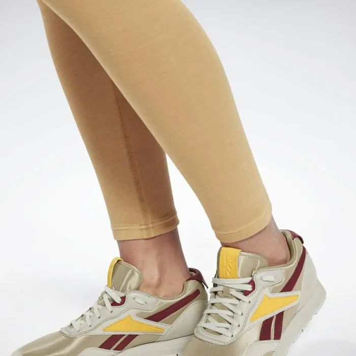 Pants and Sweatpants Womens Reebok VB Travel Tights Soft Camel