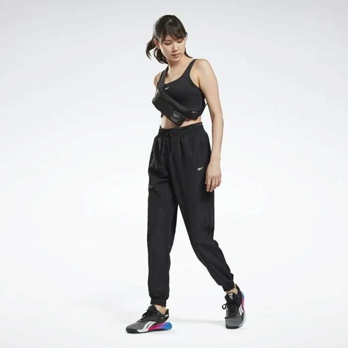 Pants and Sweatpants Womens Reebok Workout Ready Woven Joggers Black
