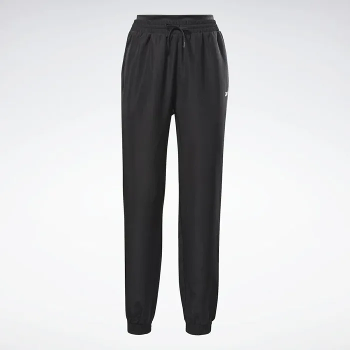 Pants and Sweatpants Womens Reebok Workout Ready Woven Joggers Black