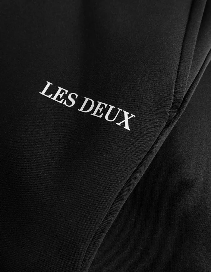 Pants Men Les Deux Ballier Casual Track Pants 8211 BlackBlack