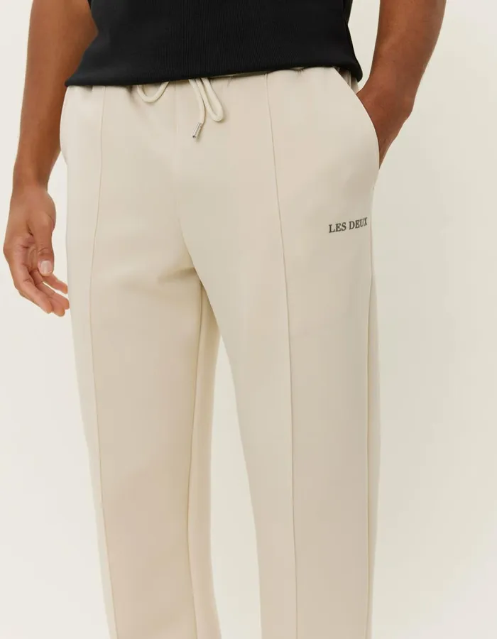 Pants Men Les Deux Ballier Casual Track Pants 8211 Ivory