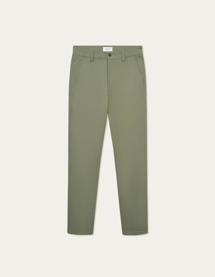 Pants Men Les Deux Como Cotton Chino 8211 Lichen Green
