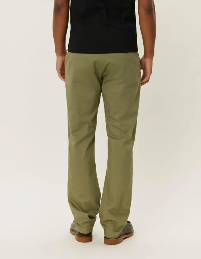 Pants Men Les Deux Como Cotton Chino 8211 Lichen Green