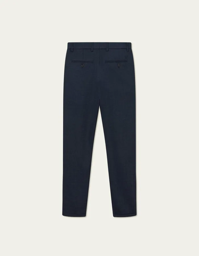 Pants Men Les Deux Como Herringbone Suit Pants 8211 Dark NavyDark Grey Melange