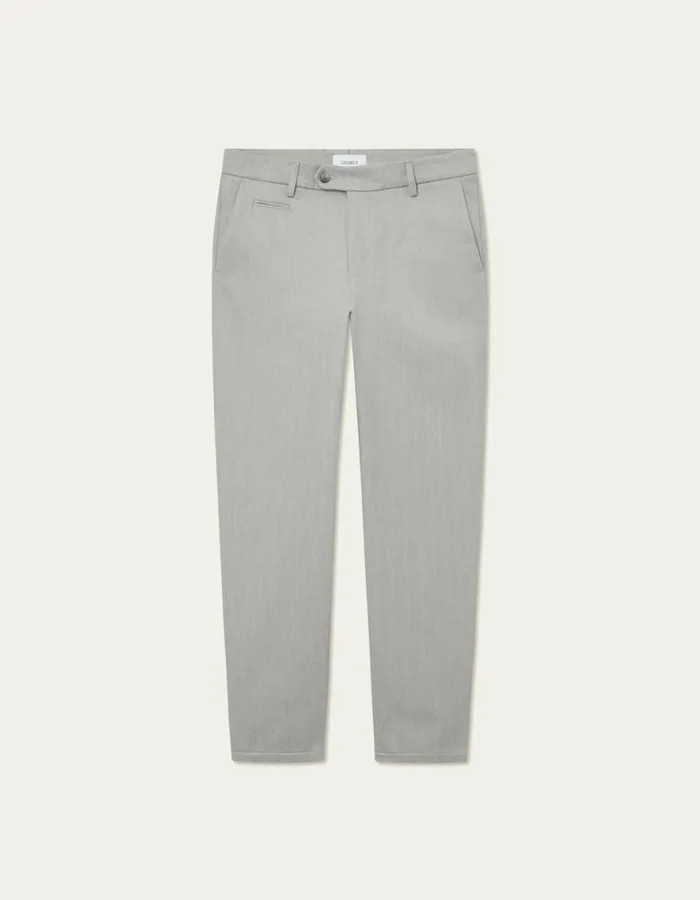 Pants Men Les Deux Como Herringbone Suit Pants 8211 Light Grey Melange