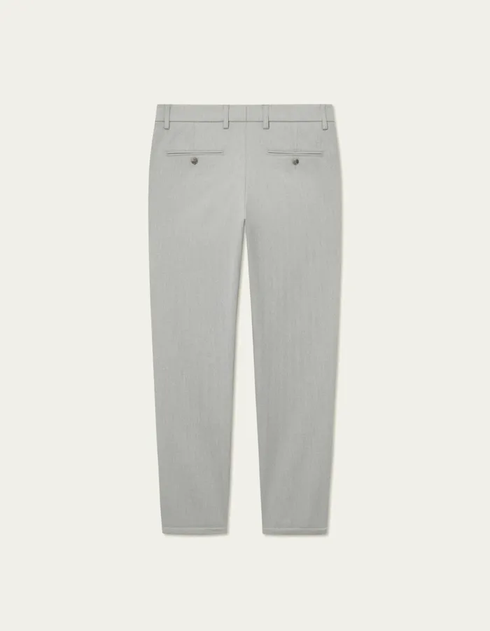 Pants Men Les Deux Como Herringbone Suit Pants 8211 Light Grey Melange