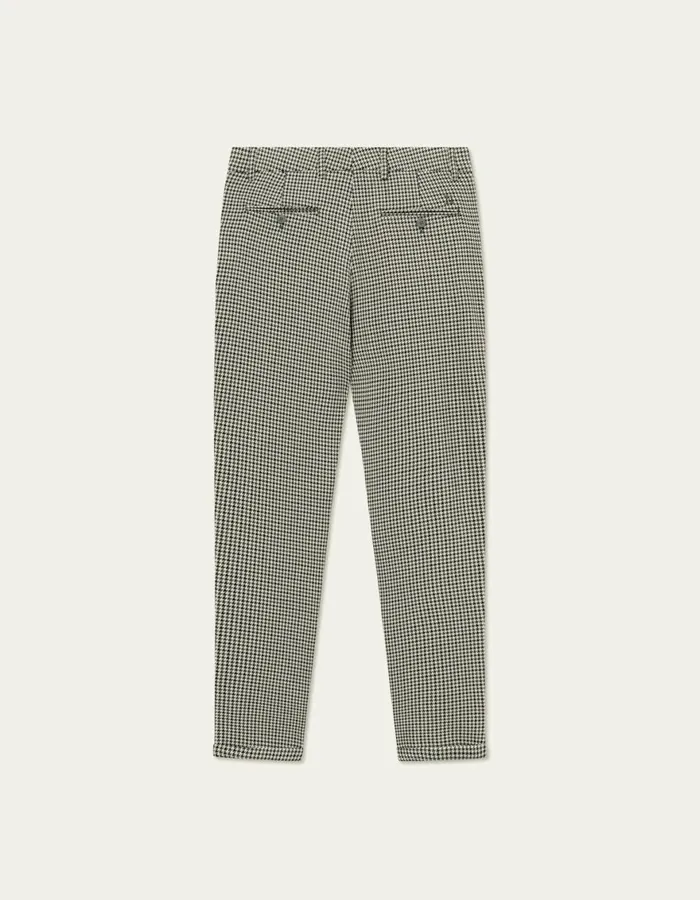 Pants Men Les Deux Como Houndstooth Suit Pants 8211 Light Desert SandBlack