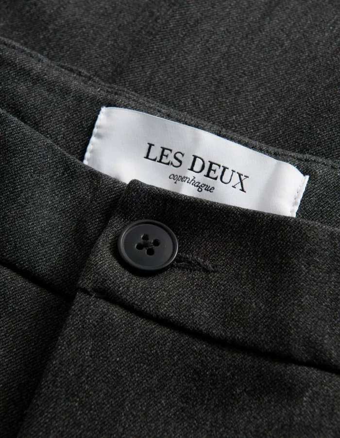 Pants Men Les Deux Como Reg Suit Pants 8211 Anthrazit