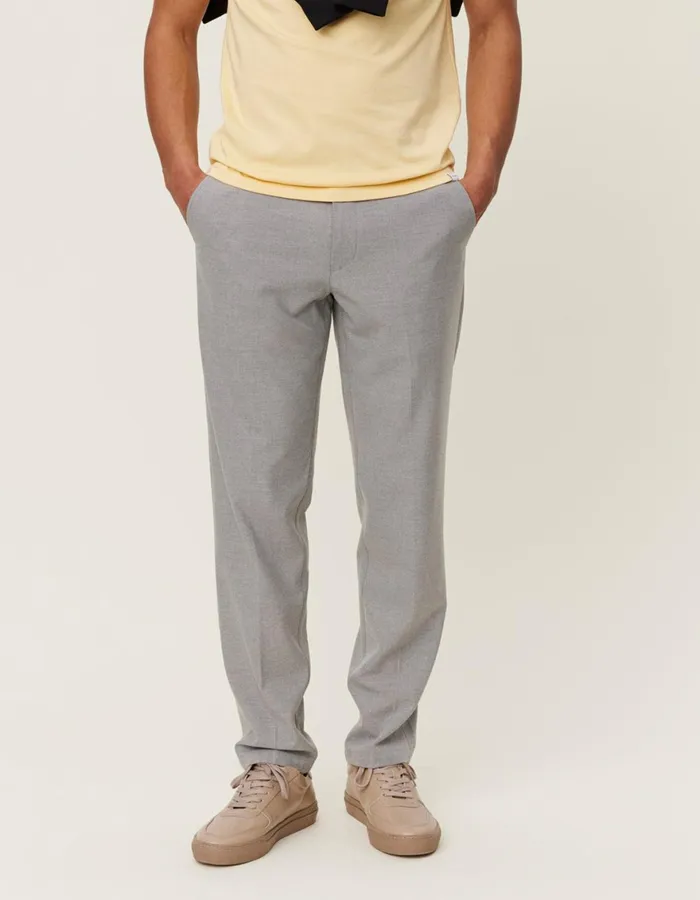 Pants Men Les Deux Como Reg Twill Pants 8211 Light Grey Melange Pants Men Les Deux Como Reg Twill Pants 8211 Light Grey Melange