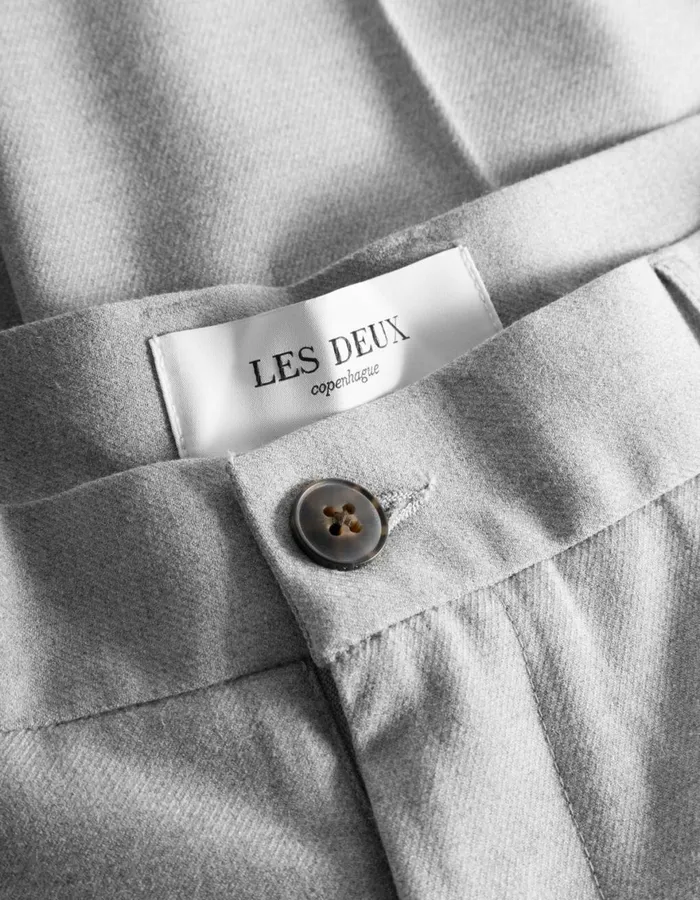 Pants Men Les Deux Como Reg Twill Pants 8211 Light Grey Melange Pants Men Les Deux Como Reg Twill Pants 8211 Light Grey Melange