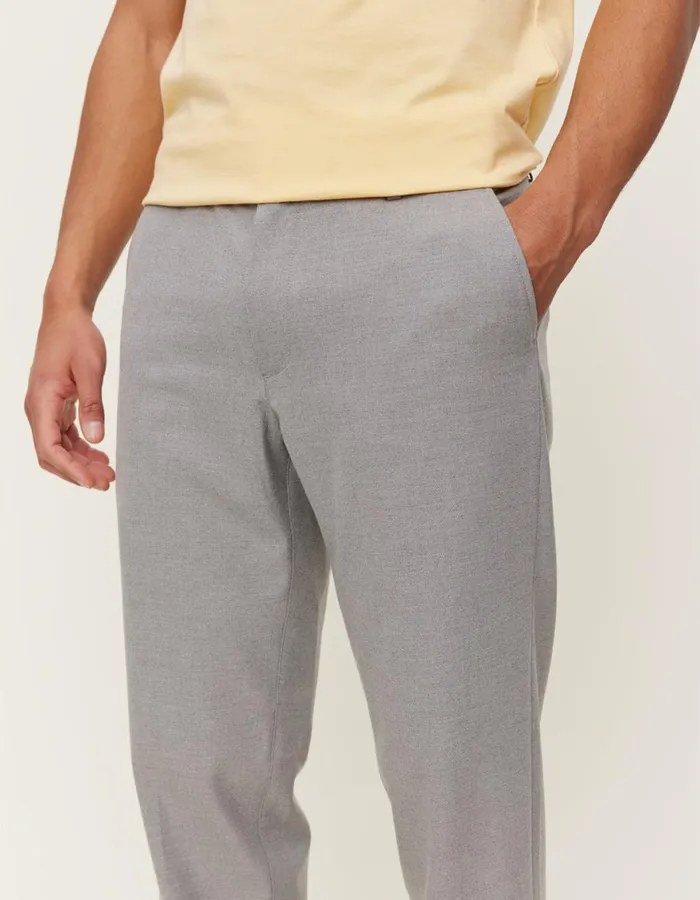 Pants Men Les Deux Como Reg Twill Pants 8211 Light Grey Melange Pants Men Les Deux Como Reg Twill Pants 8211 Light Grey Melange