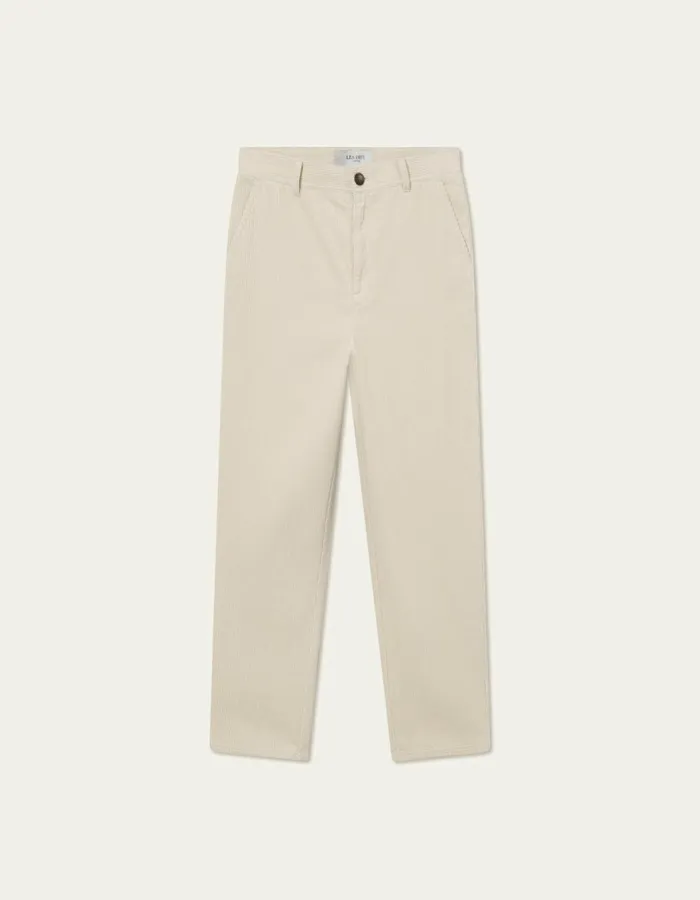 Pants Men Les Deux Kody Heavy Corduroy Pants 8211 Ivory