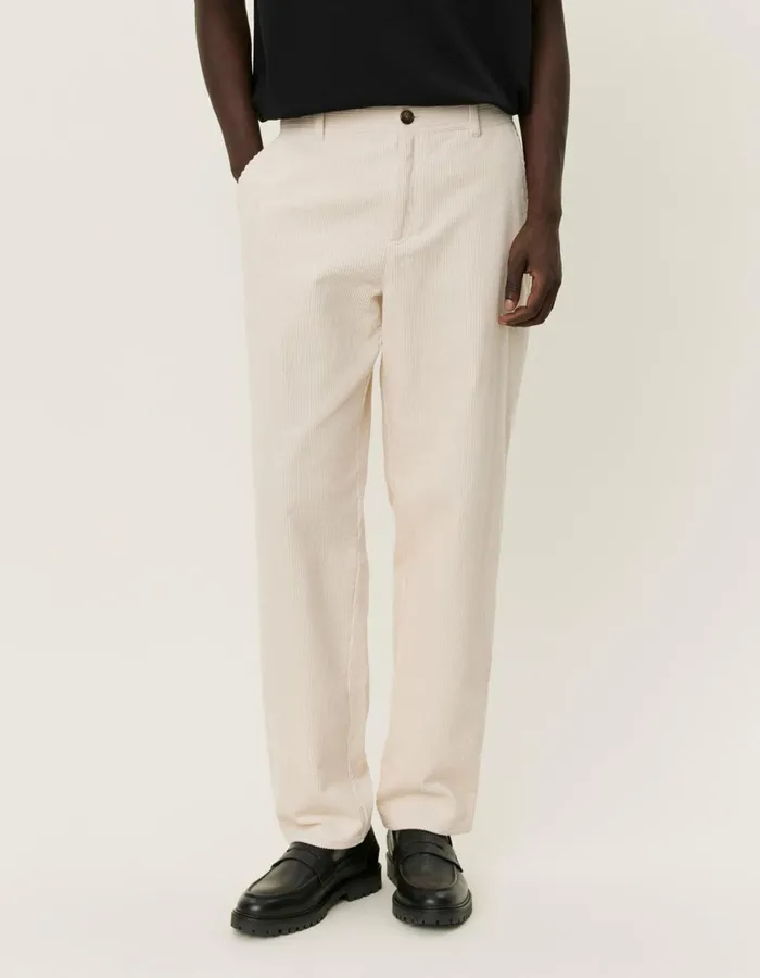 Pants Men Les Deux Kody Heavy Corduroy Pants 8211 Ivory
