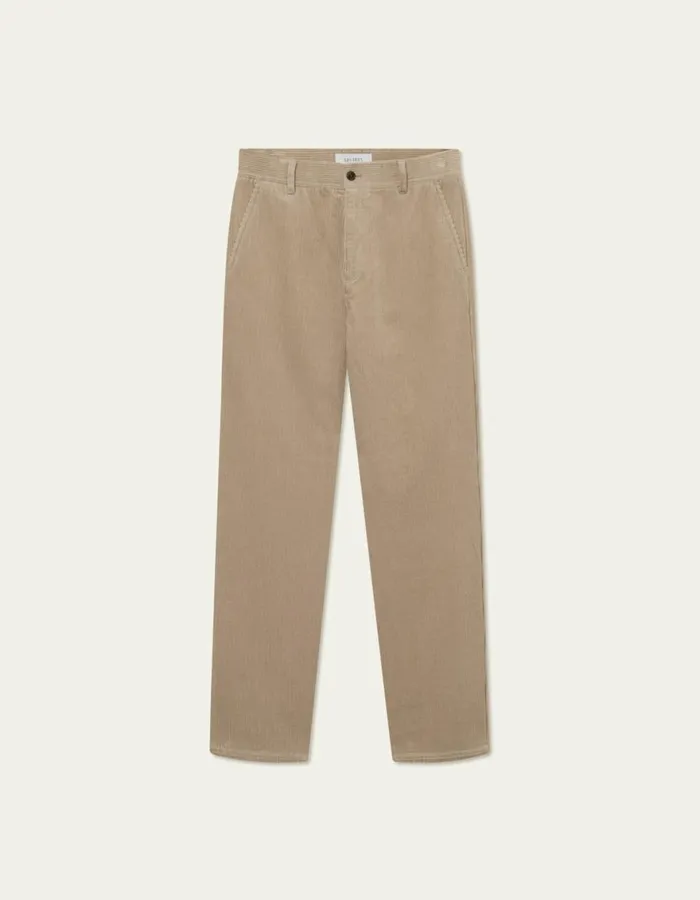Pants Men Les Deux Kody Heavy Corduroy Pants 8211 Light Desert Sand