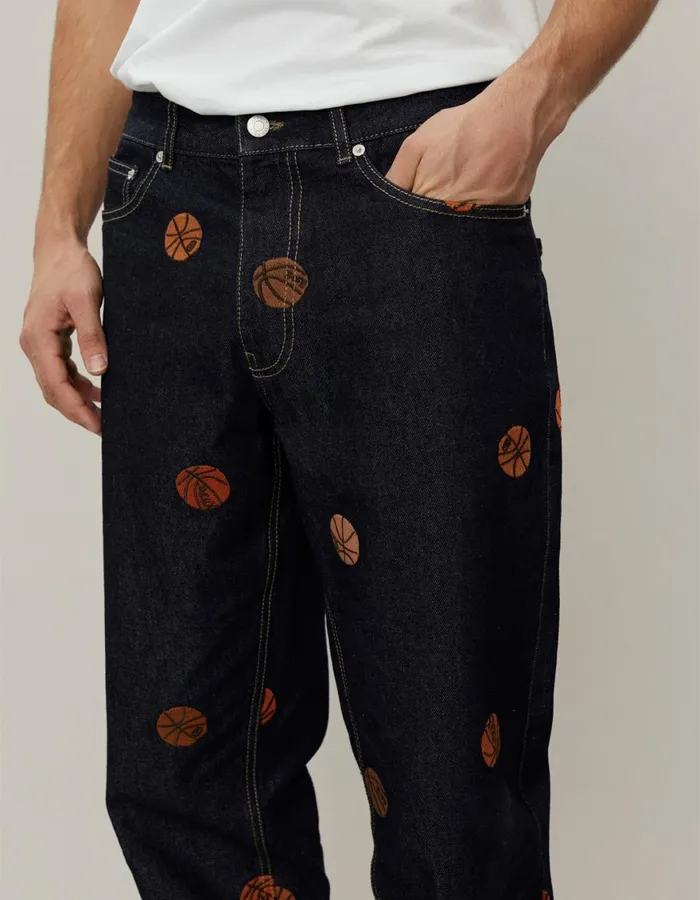 Pants Men Les Deux Ryder AOE Pants 8211 Raw Denim