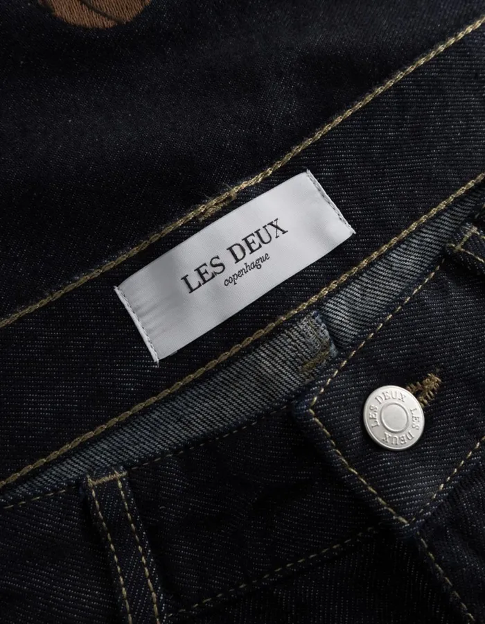 Pants Men Les Deux Ryder AOE Pants 8211 Raw Denim