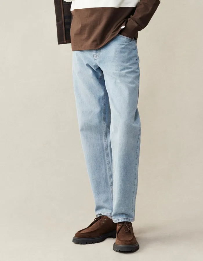 Pants Men Les Deux Ryder Relaxed Fit Jeans 8211 Antique Blue Wash