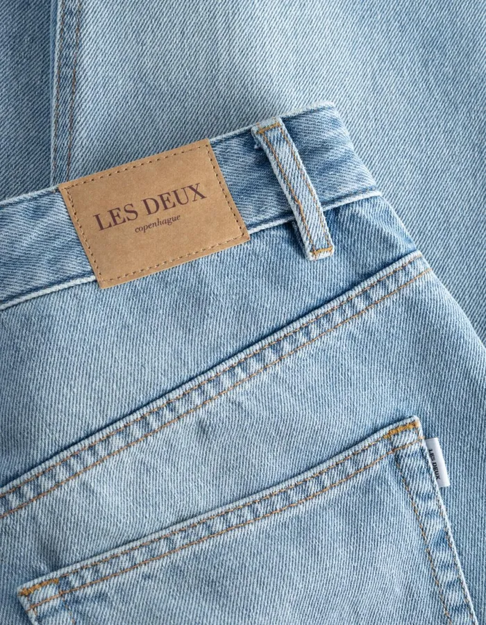 Pants Men Les Deux Ryder Relaxed Fit Jeans 8211 Antique Blue Wash