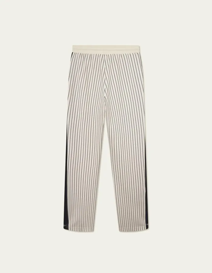 Pants Men Les Deux Yale Pressbutton Track Pants 8211 IvoryBlack