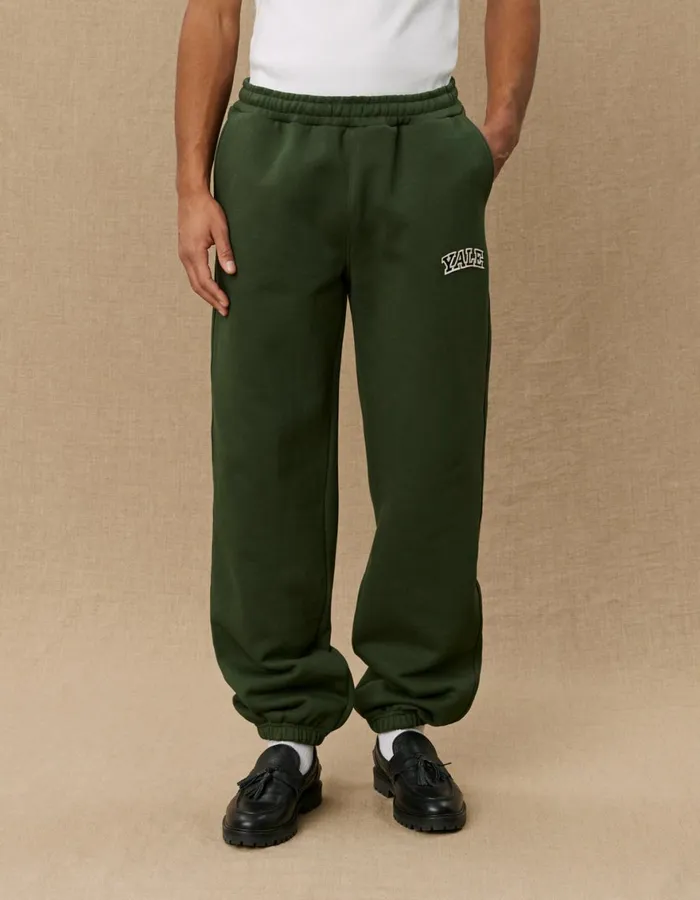 Pants Men Les Deux Yale Sweatpants 8211 Duffel Bag GreenBlack