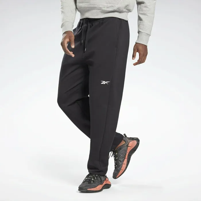 Pants Mens Reebok DreamBlend Cotton Track Pants Black