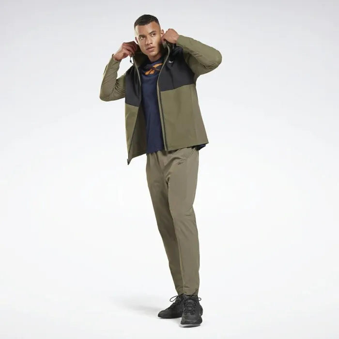 Pants Mens Reebok Performance Woven Pants Army Green