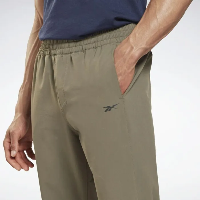 Pants Mens Reebok Performance Woven Pants Army Green
