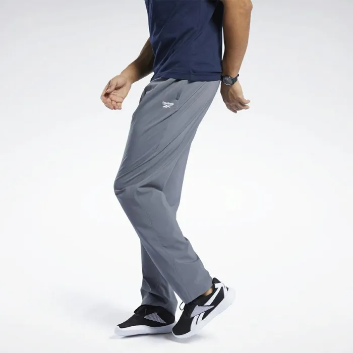 Pants Mens Reebok Training Essentials Woven Unlined Pants Cold Grey 6