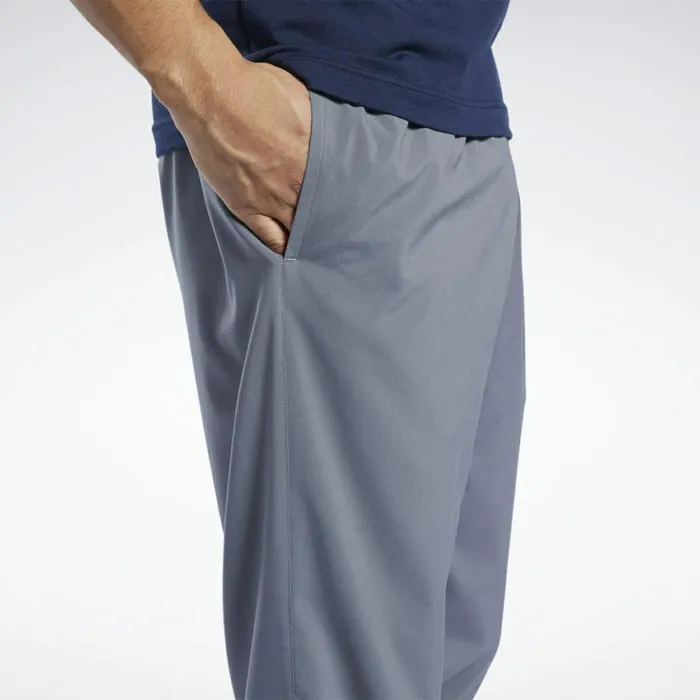 Pants Mens Reebok Training Essentials Woven Unlined Pants Cold Grey 6
