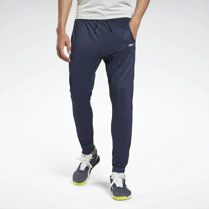 Pants Mens Reebok Workout Ready Track Pant Vector Navy