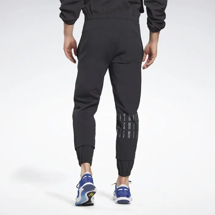 Pants MensWomens Reebok LES MILLS Woven Pants Black