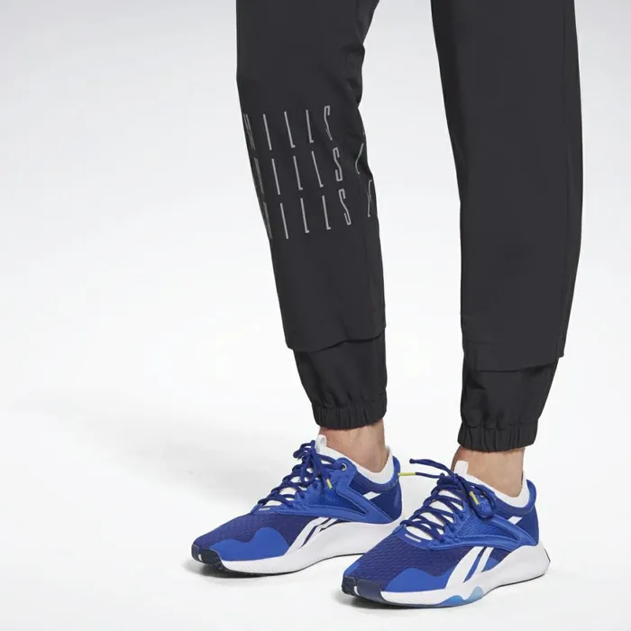 Pants MensWomens Reebok LES MILLS Woven Pants Black