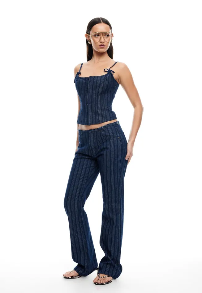Pants Women Lioness Fashion CHARISMATIC JEAN Dark Denim Pants Women Lioness Fashion CHARISMATIC JEAN Dark Denim