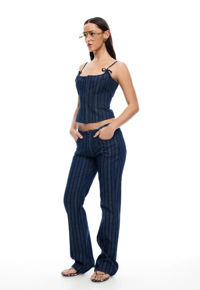 Pants Women Lioness Fashion CHARISMATIC JEAN Dark Denim Pants Women Lioness Fashion CHARISMATIC JEAN Dark Denim