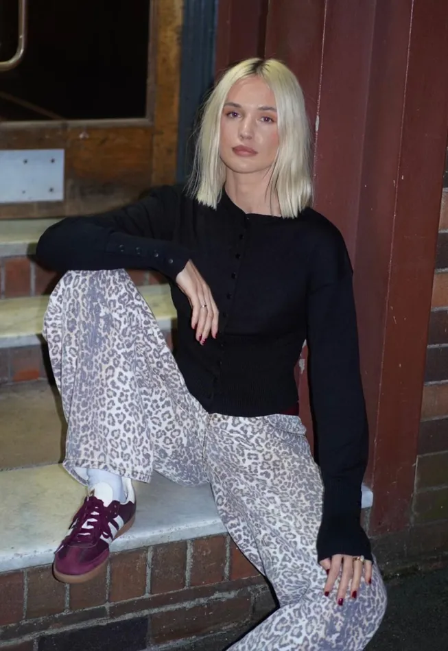 Pants Women Lioness Fashion HORSESHOE JEAN Leopard Fade Pants Women Lioness Fashion HORSESHOE JEAN Leopard Fade