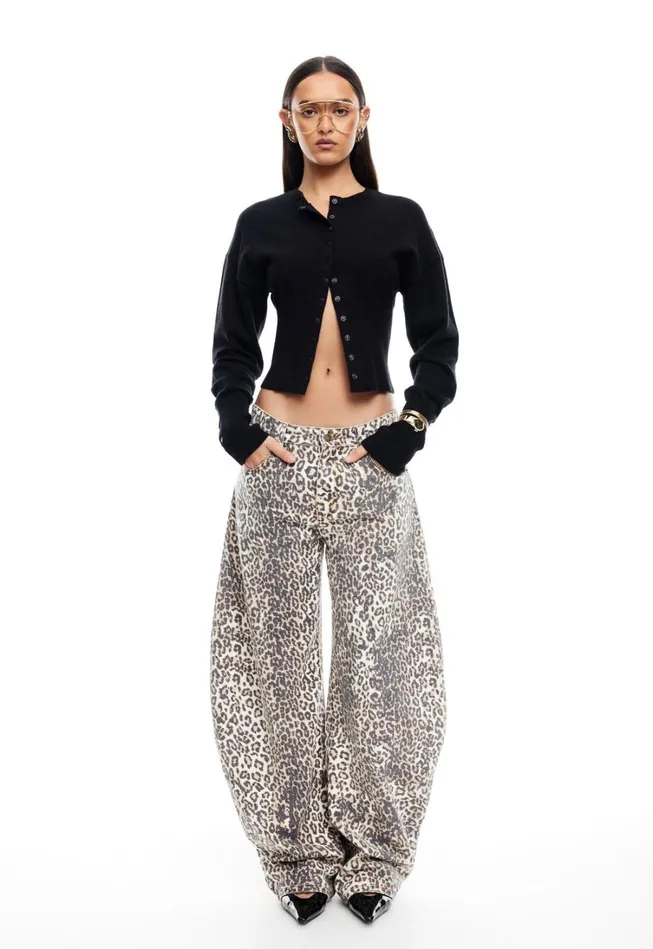 Pants Women Lioness Fashion HORSESHOE JEAN Leopard Fade Pants Women Lioness Fashion HORSESHOE JEAN Leopard Fade