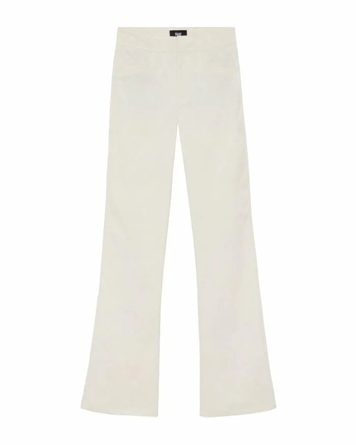 Pants Women PAIGE 20th Anniversary Capsule Naomi Trouser 8211 Freshwater Pearl