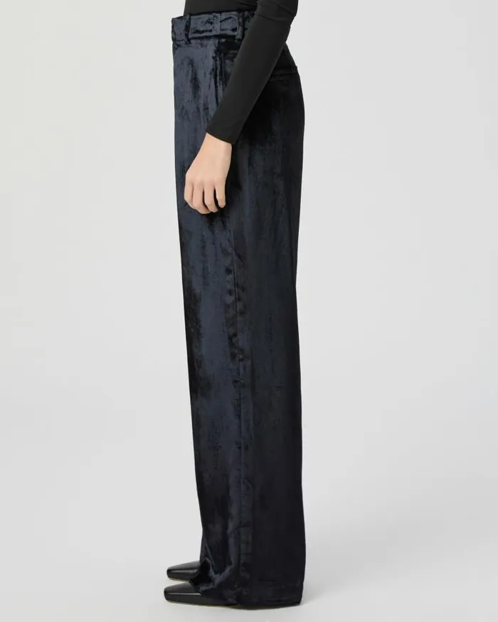 Pants Women PAIGE Chateau Pant 8211 Midnight Velvet Pants Women PAIGE Chateau Pant 8211 Midnight Velvet