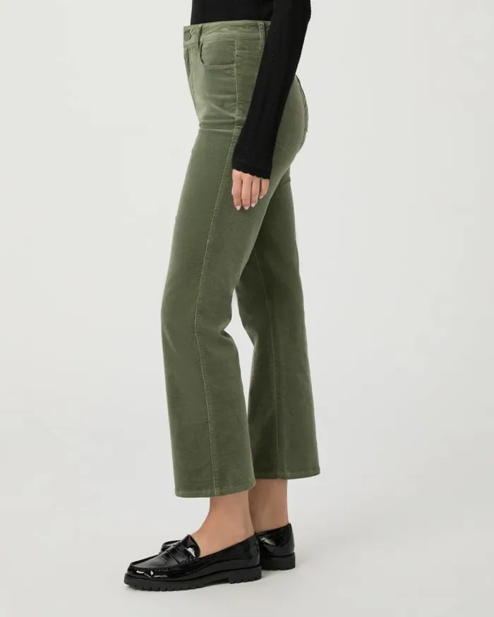 Pants Women PAIGE Courtney Flare Pant 8211 Aloe Corduroy Pants Women PAIGE Courtney Flare Pant 8211 Aloe Corduroy