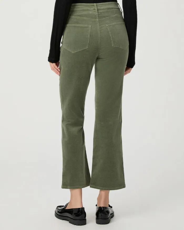 Pants Women PAIGE Courtney Flare Pant 8211 Aloe Corduroy Pants Women PAIGE Courtney Flare Pant 8211 Aloe Corduroy