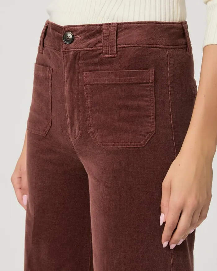 Pants Women PAIGE Sasha 32 Inch Wide Leg Pant 8211 Landslide Corduroy Pants Women PAIGE Sasha 32 Inch Wide Leg Pant 8211 Landslide Corduroy