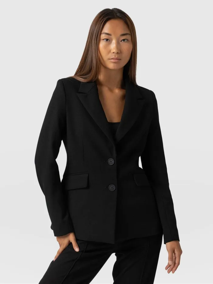 Payton Blazer 8211 Black Black Women Saint And Sofia Blazers