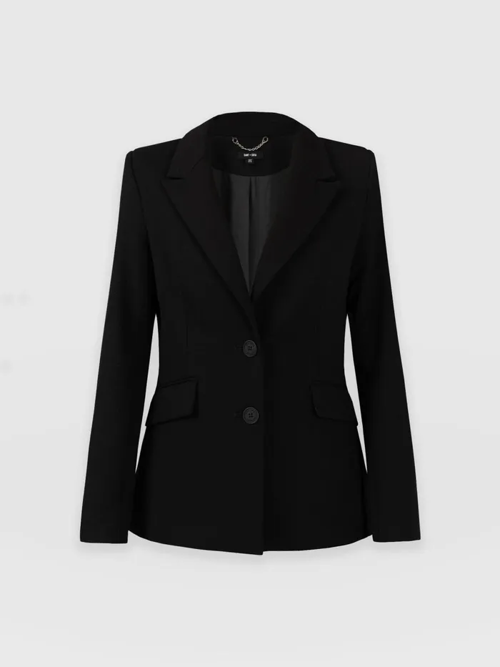 Payton Blazer 8211 Black Black Women Saint And Sofia Blazers