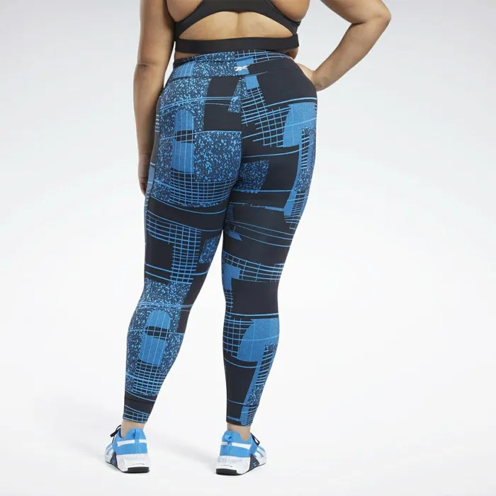 Plus Size 1X4X Womens Reebok Lux 2 Leggings Black