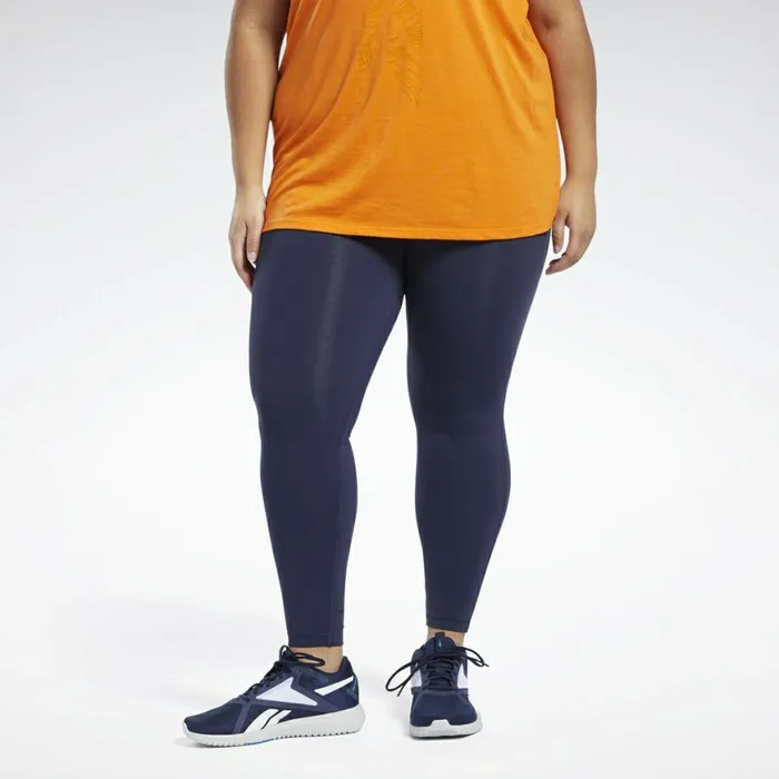 Plus Size 1X4X Womens Reebok Lux HighRise 2 Leggings Vector Navy