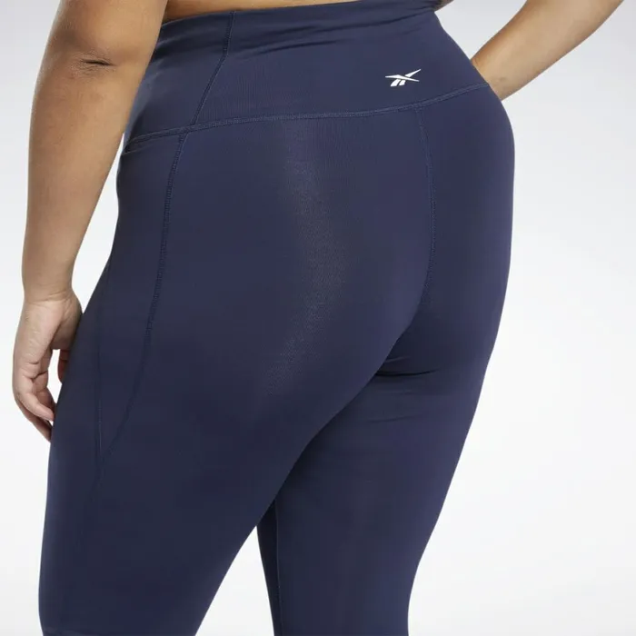 Plus Size 1X4X Womens Reebok Lux HighRise 2 Leggings Vector Navy